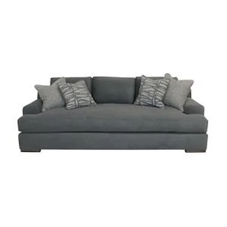 Contemporary Sofa with Bench Seat Cushion